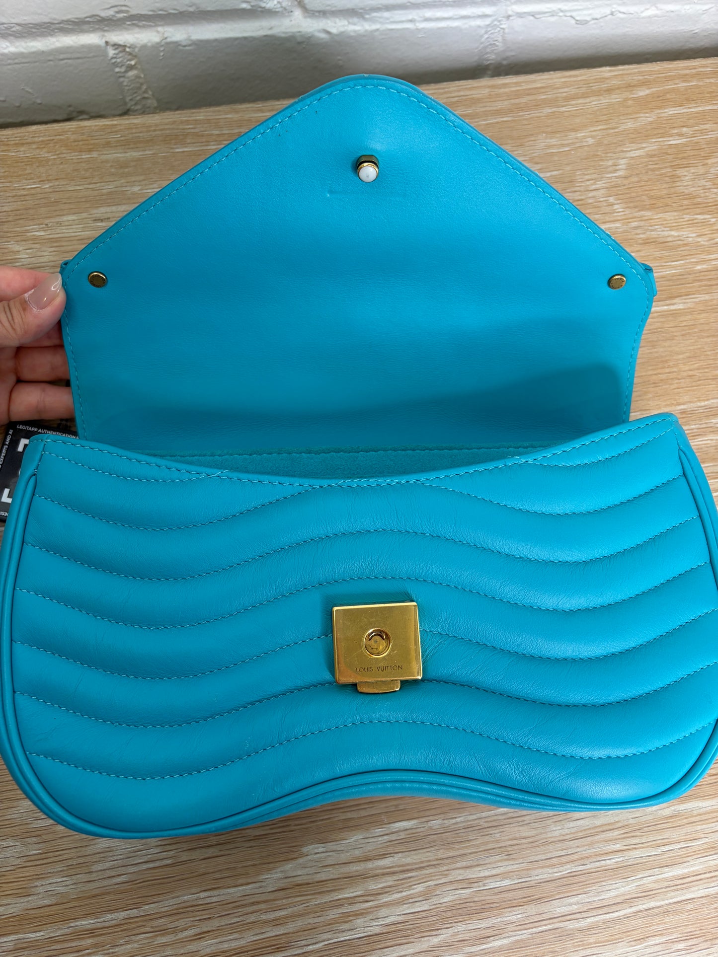 Louis Vuitton New Wave Chain Bag Turquoise