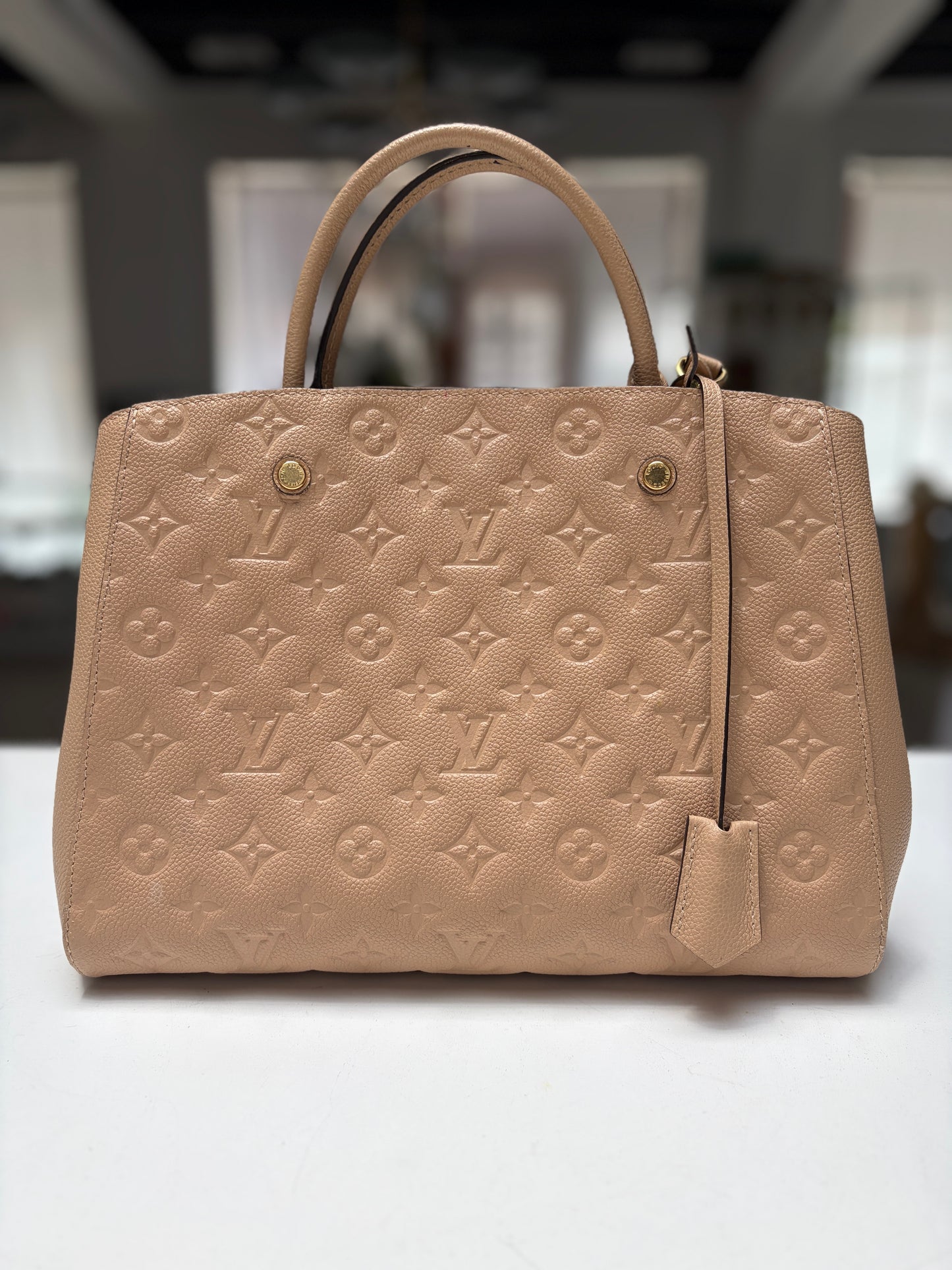 Louis Vuitton Empreinte Montaigne MM Beige