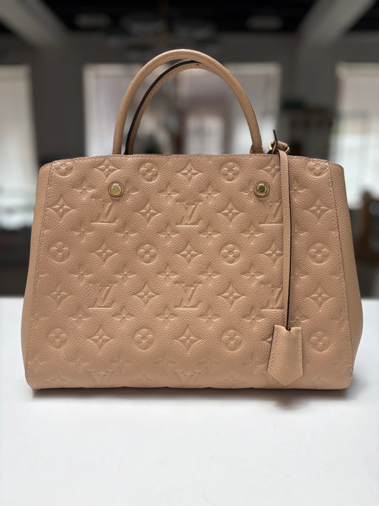 Louis Vuitton Empreinte Montaigne MM Beige