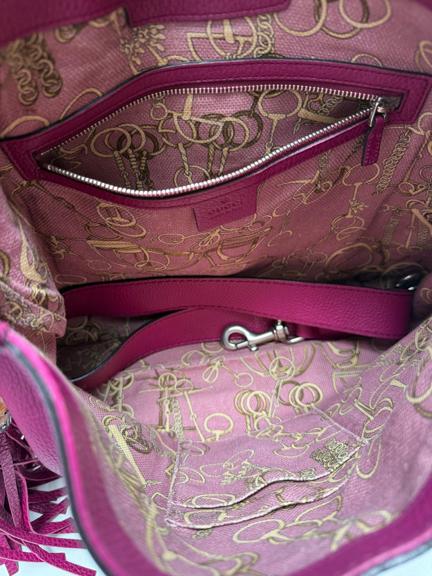 Gucci Magenta Jackie Bag