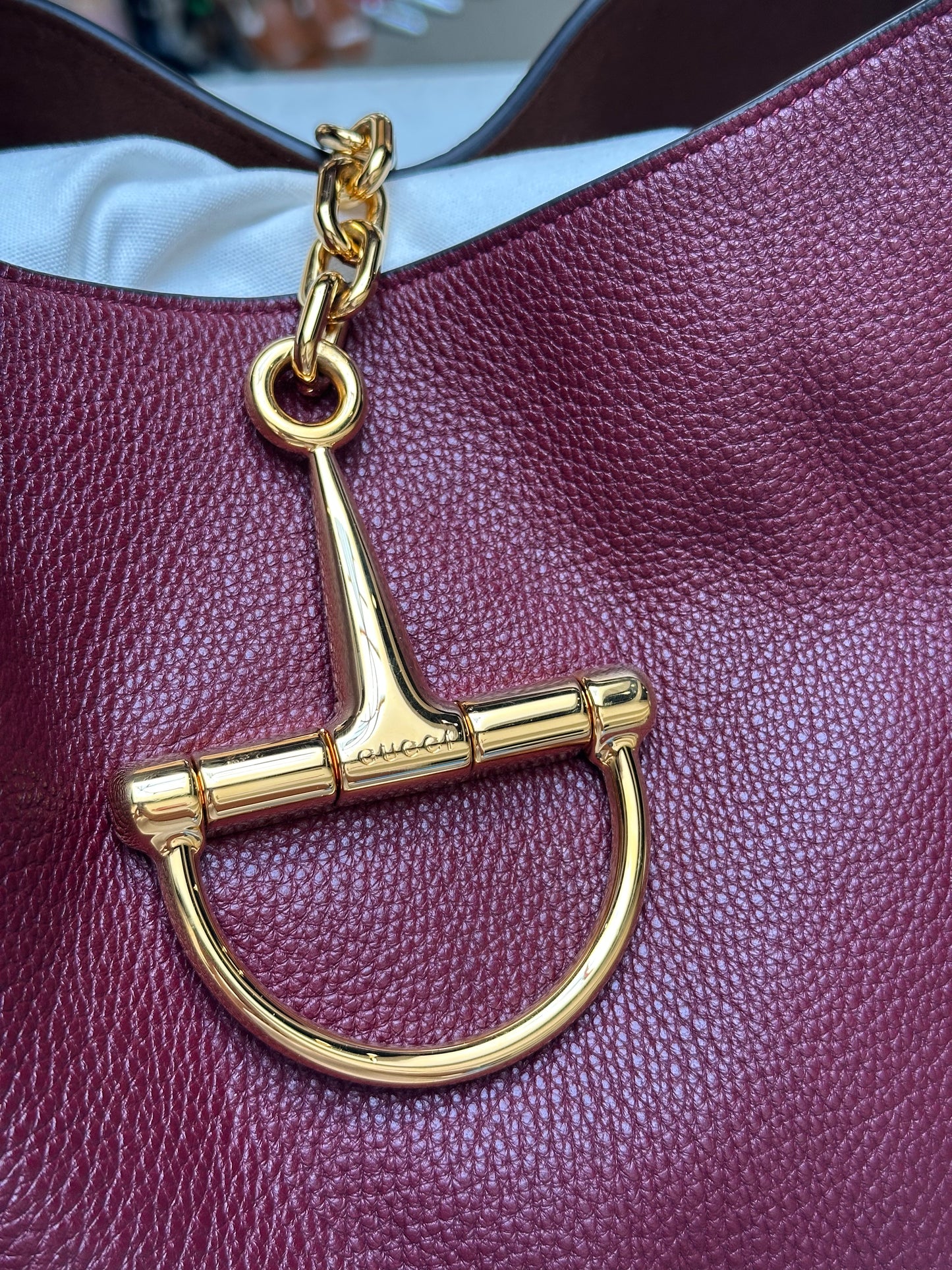 Gucci Softbit Maxi, Maroon