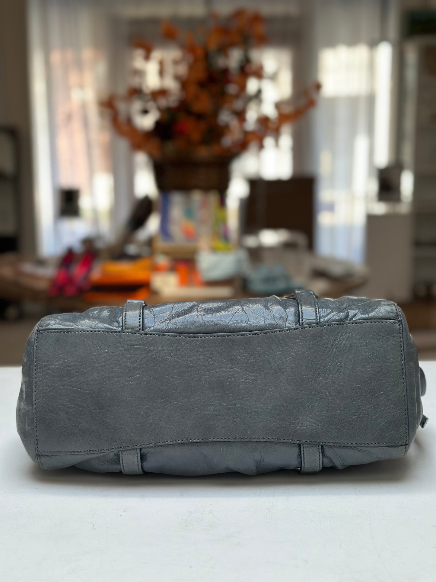 Miu Miu Vitello, slate grey