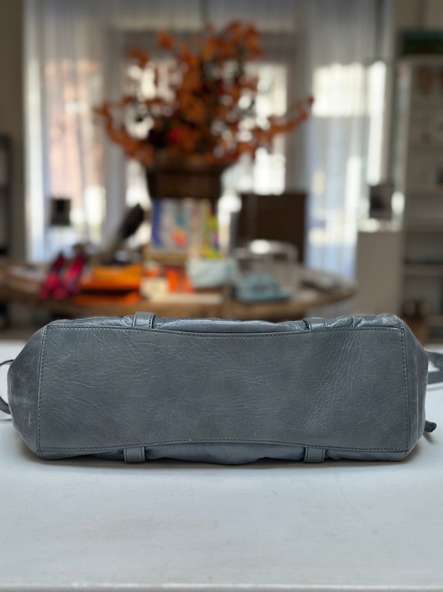 Miu Miu Vitello, slate grey
