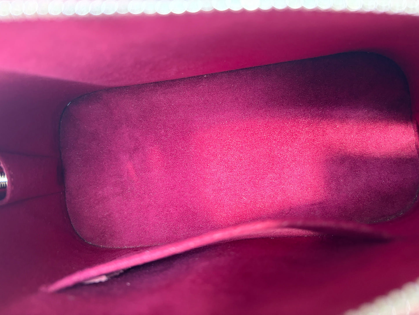 Louis Vuitton Pink Alma BB Epi Leather