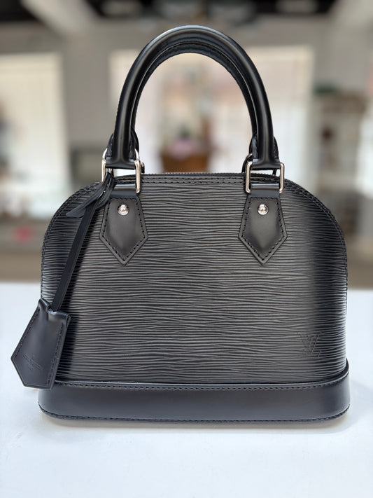 Louis Vuitton Black Alma BB Epi Leather