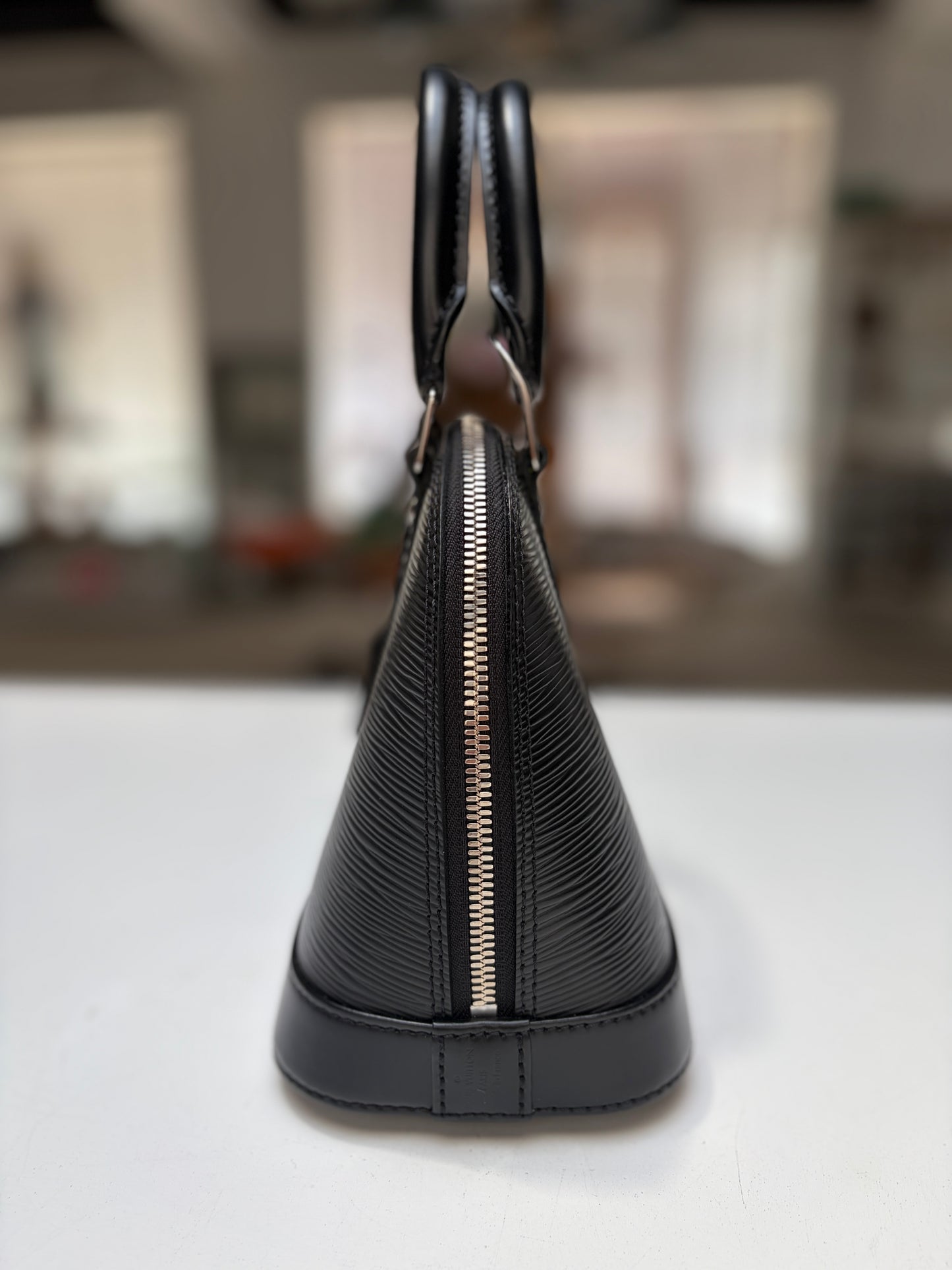 Louis Vuitton Black Alma BB Epi Leather