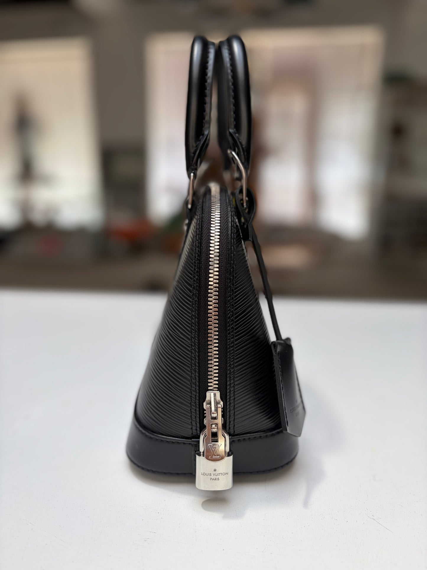 Louis Vuitton Black Alma BB Epi Leather