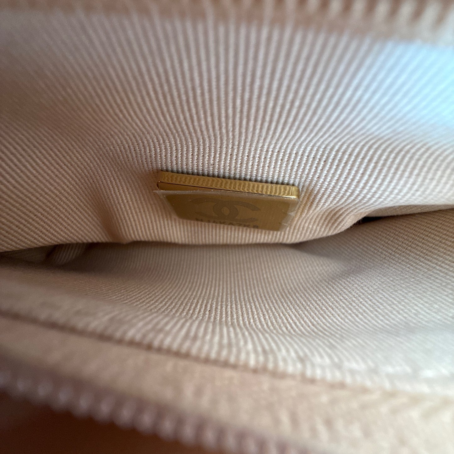 Chanel Mini Kelly Top Handle Neutral