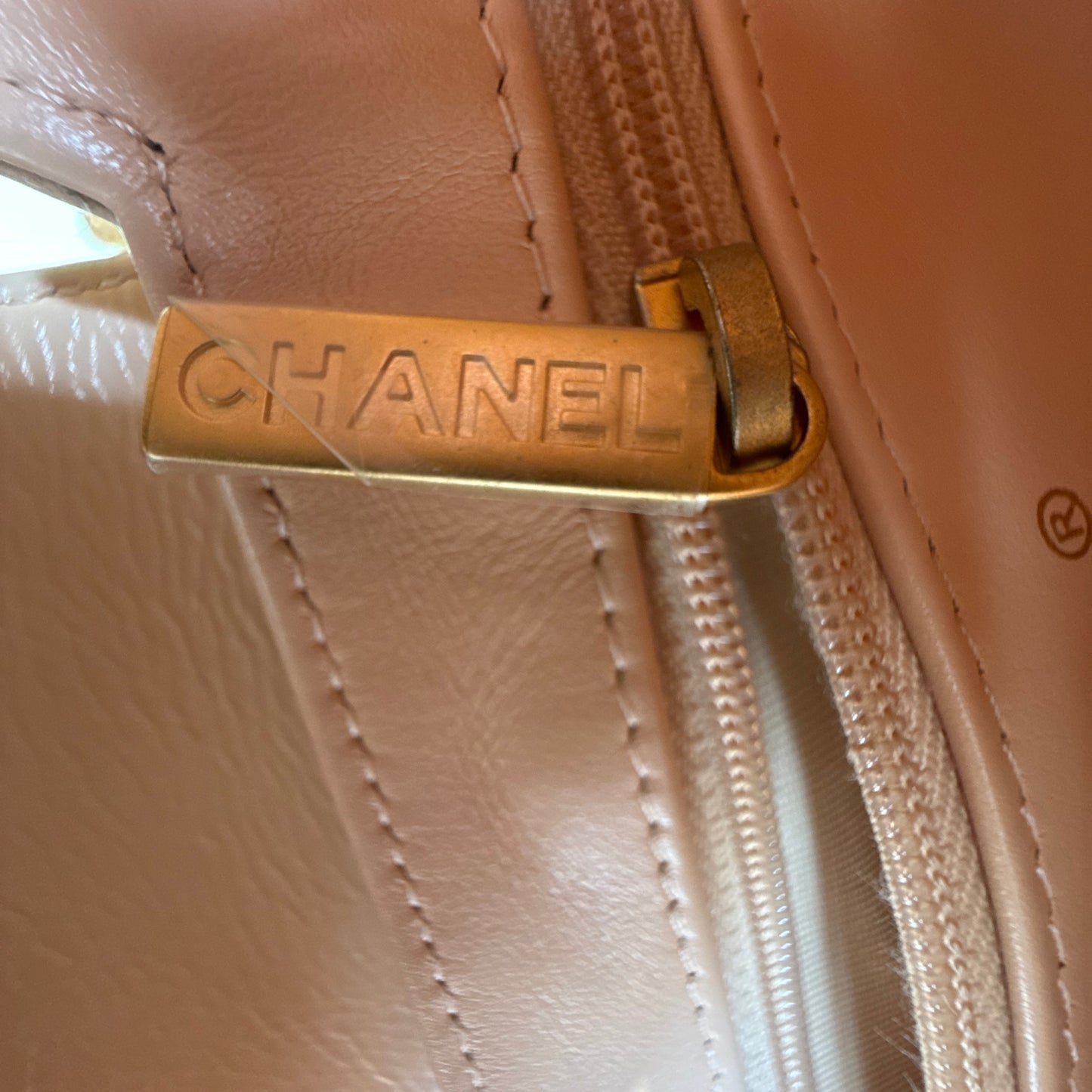Chanel Mini Kelly Top Handle Neutral