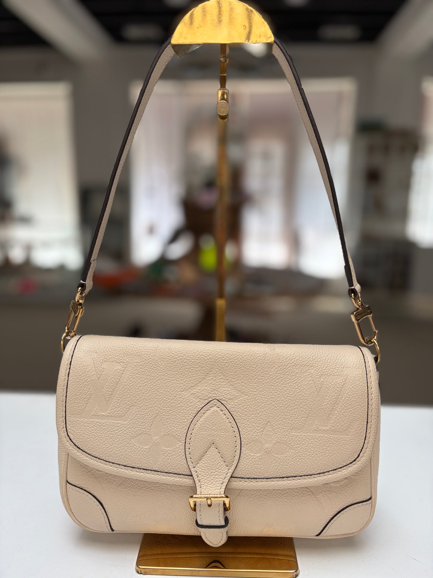 Louis Vuitton Diane Monogram Empriente Cream