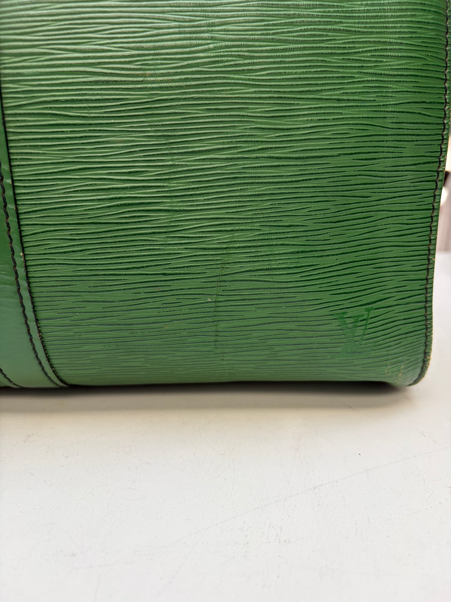 Louis Vuitton Keepall 45 Green Epi Leather