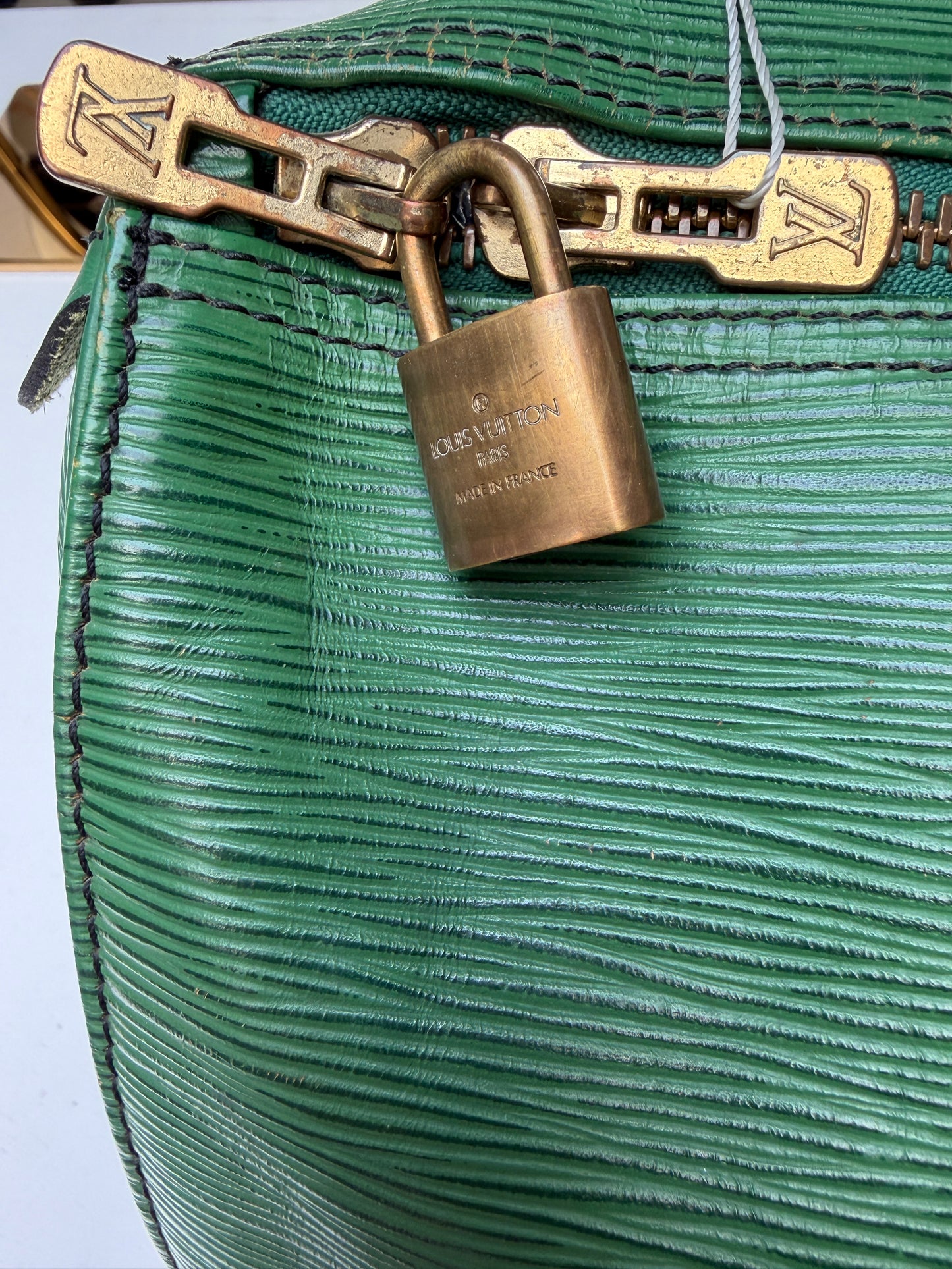 Louis Vuitton Keepall 45 Green Epi Leather