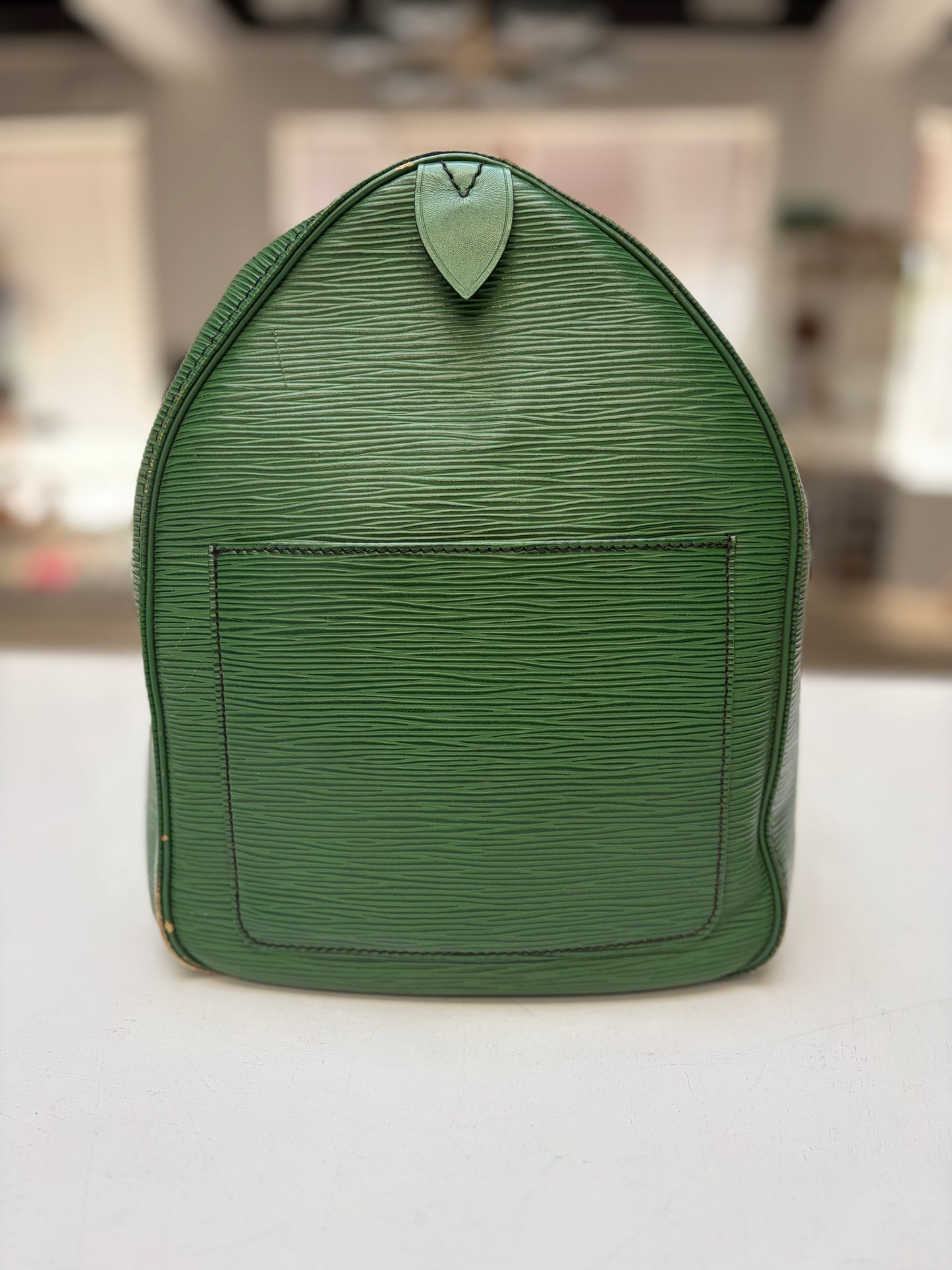 Louis Vuitton Keepall 45 Green Epi Leather