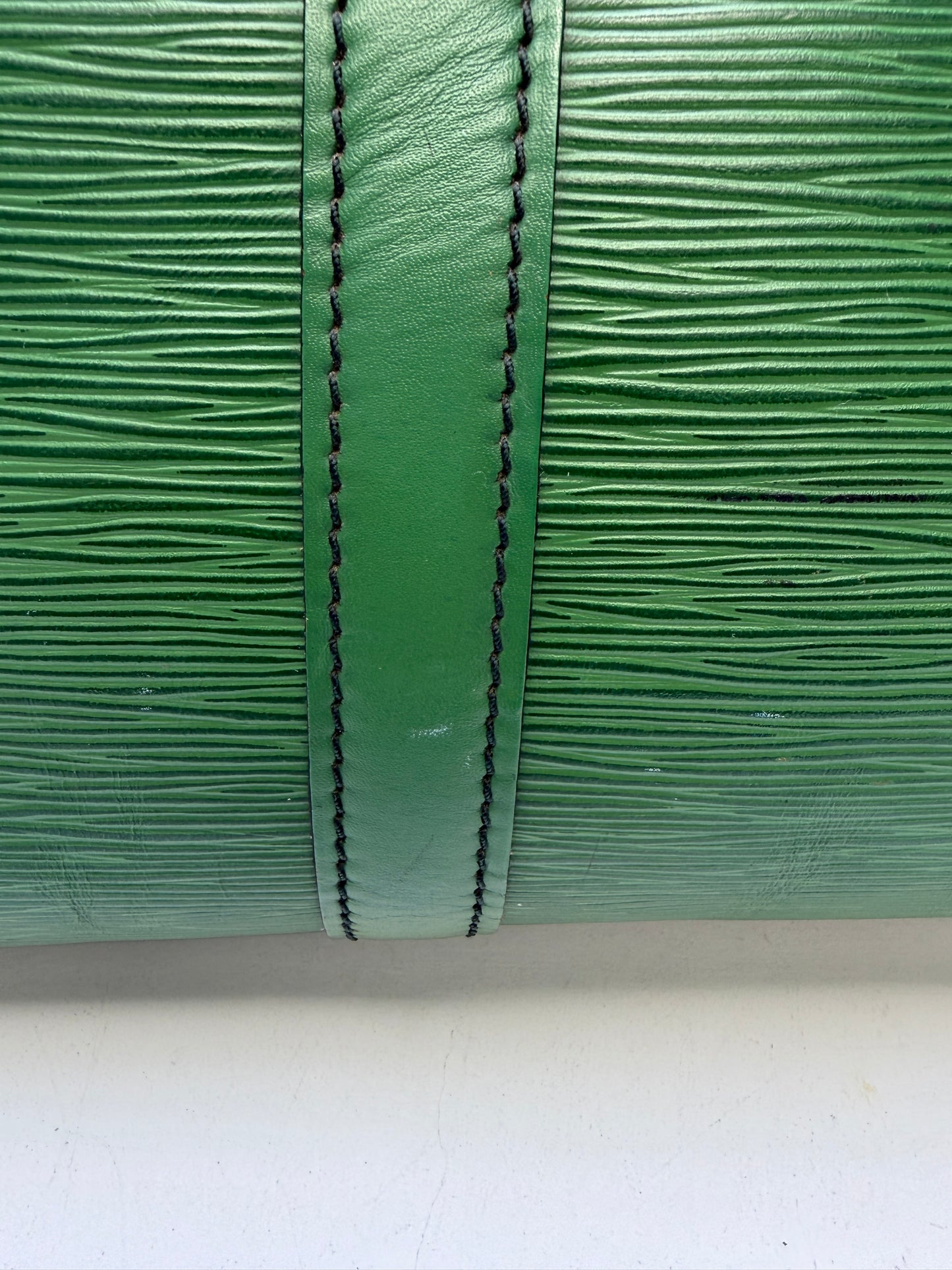 Louis Vuitton Keepall 45 Green Epi Leather