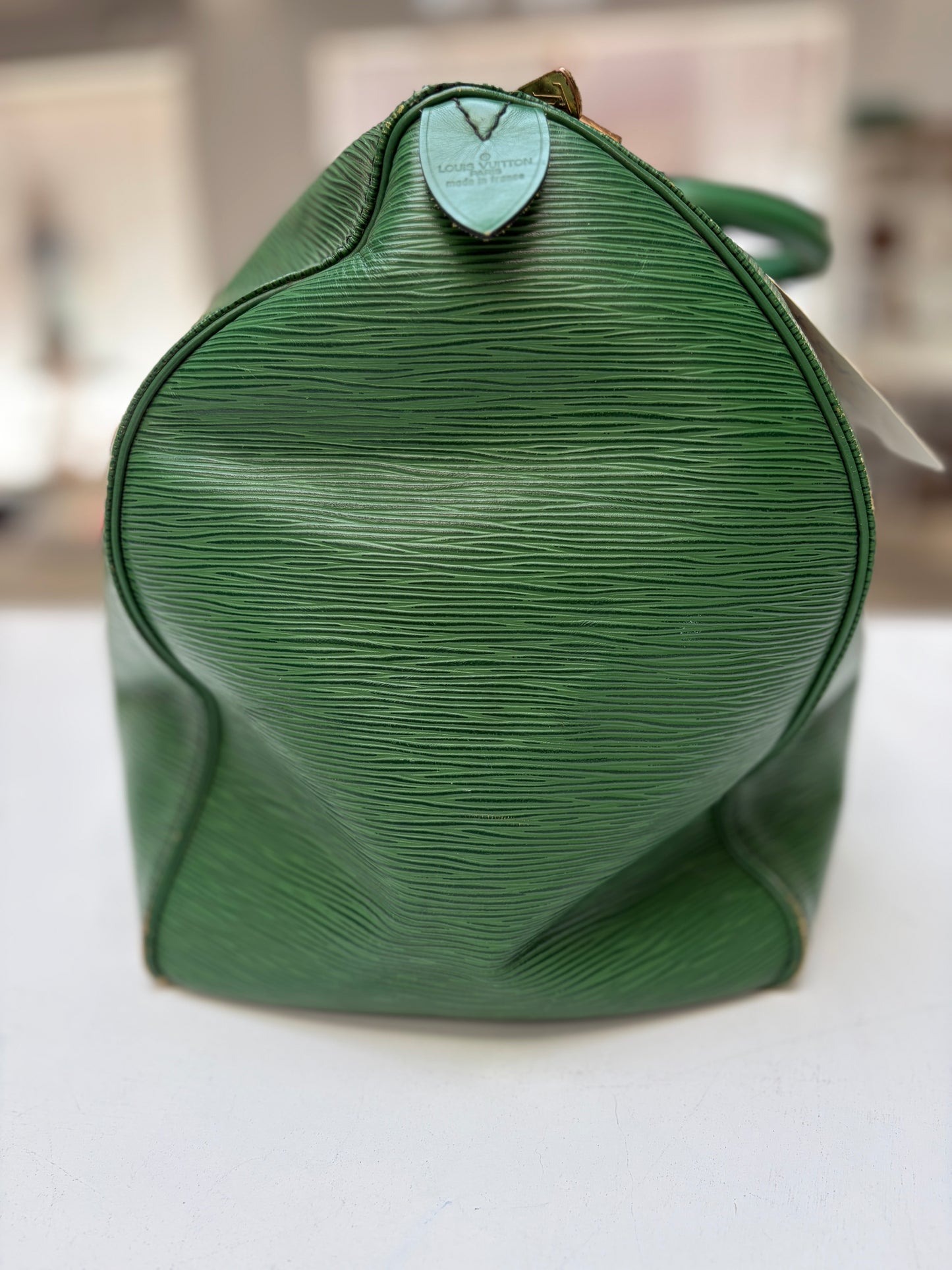 Louis Vuitton Keepall 45 Green Epi Leather