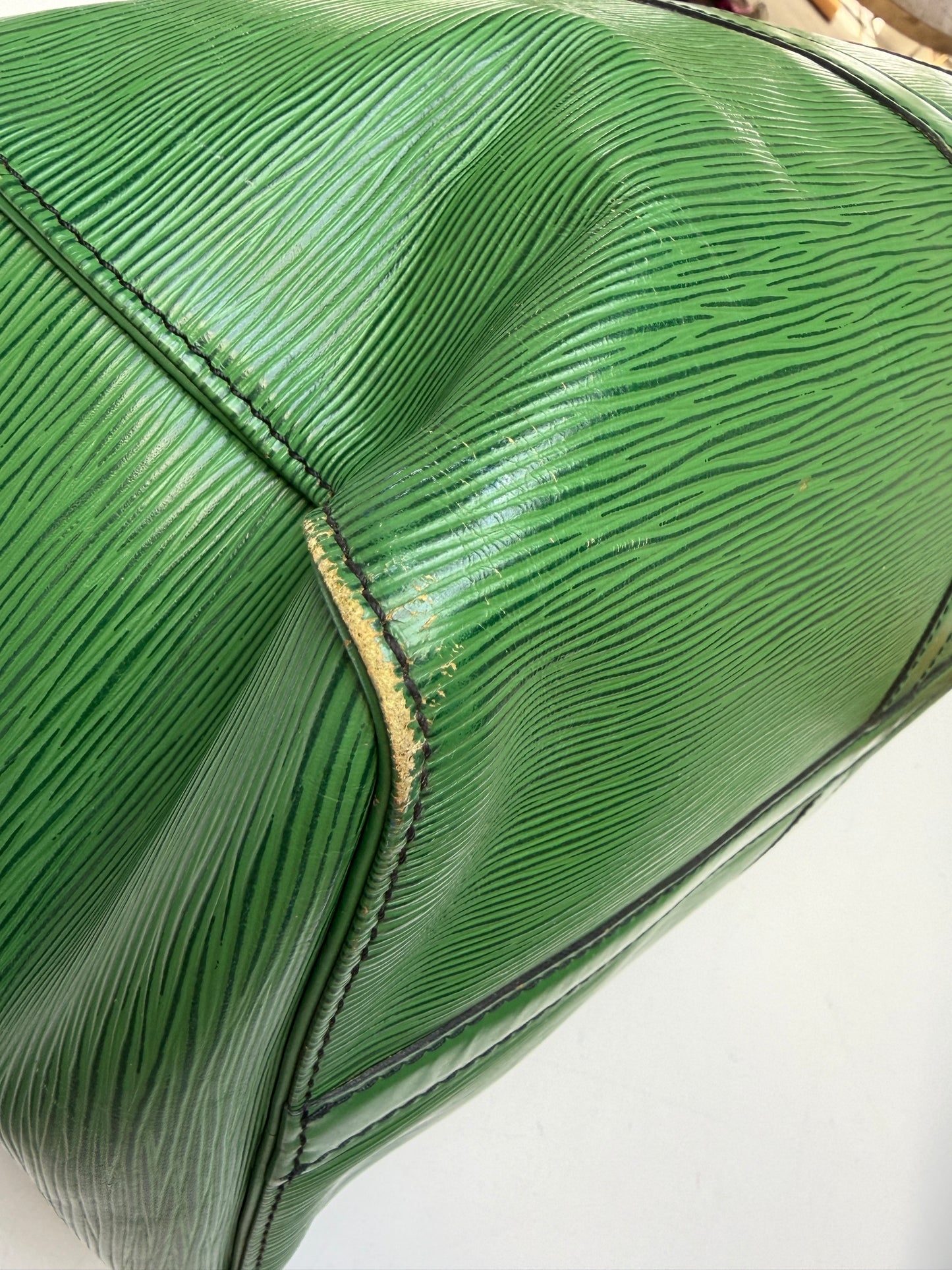 Louis Vuitton Keepall 45 Green Epi Leather