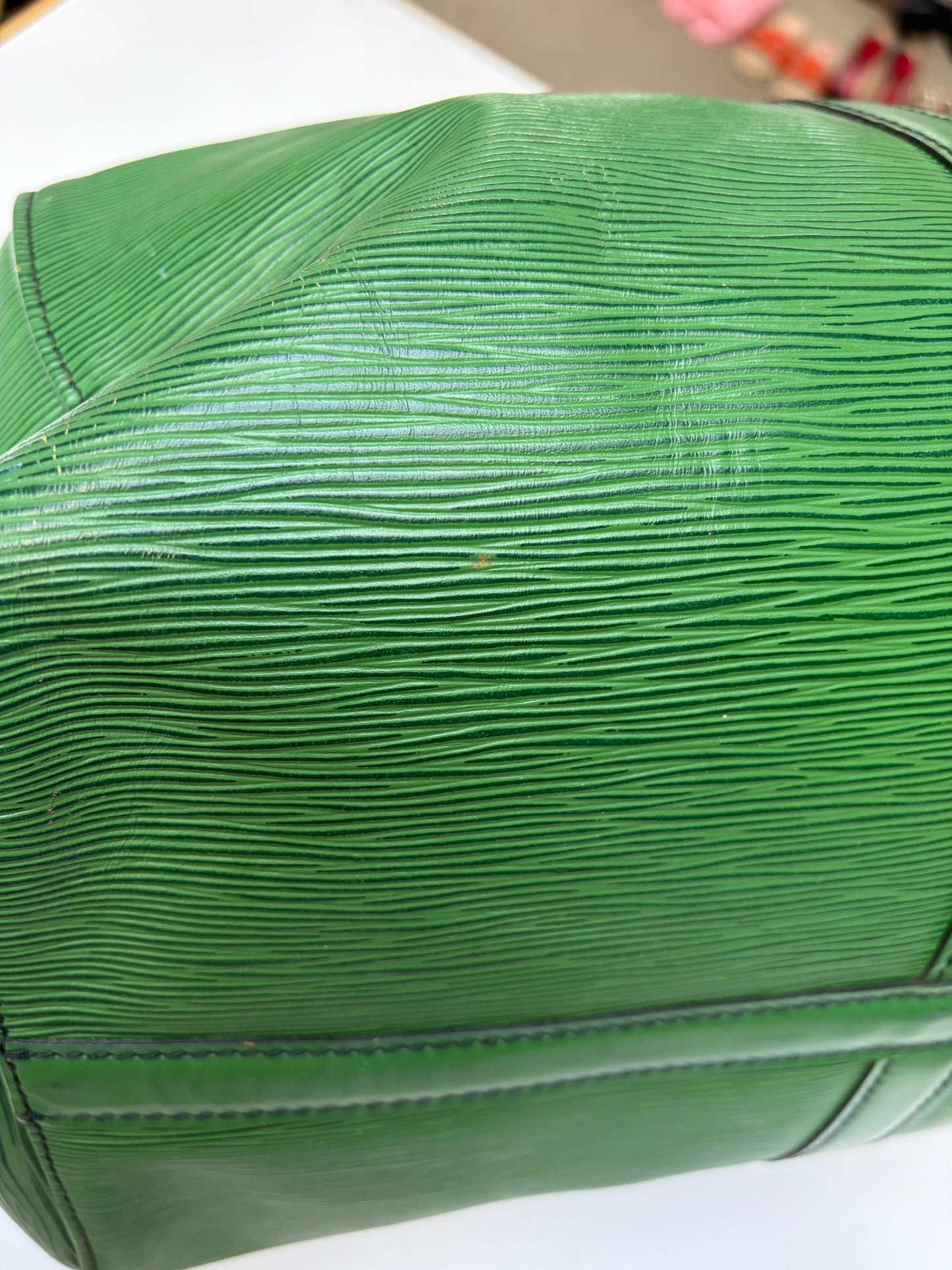 Louis Vuitton Keepall 45 Green Epi Leather