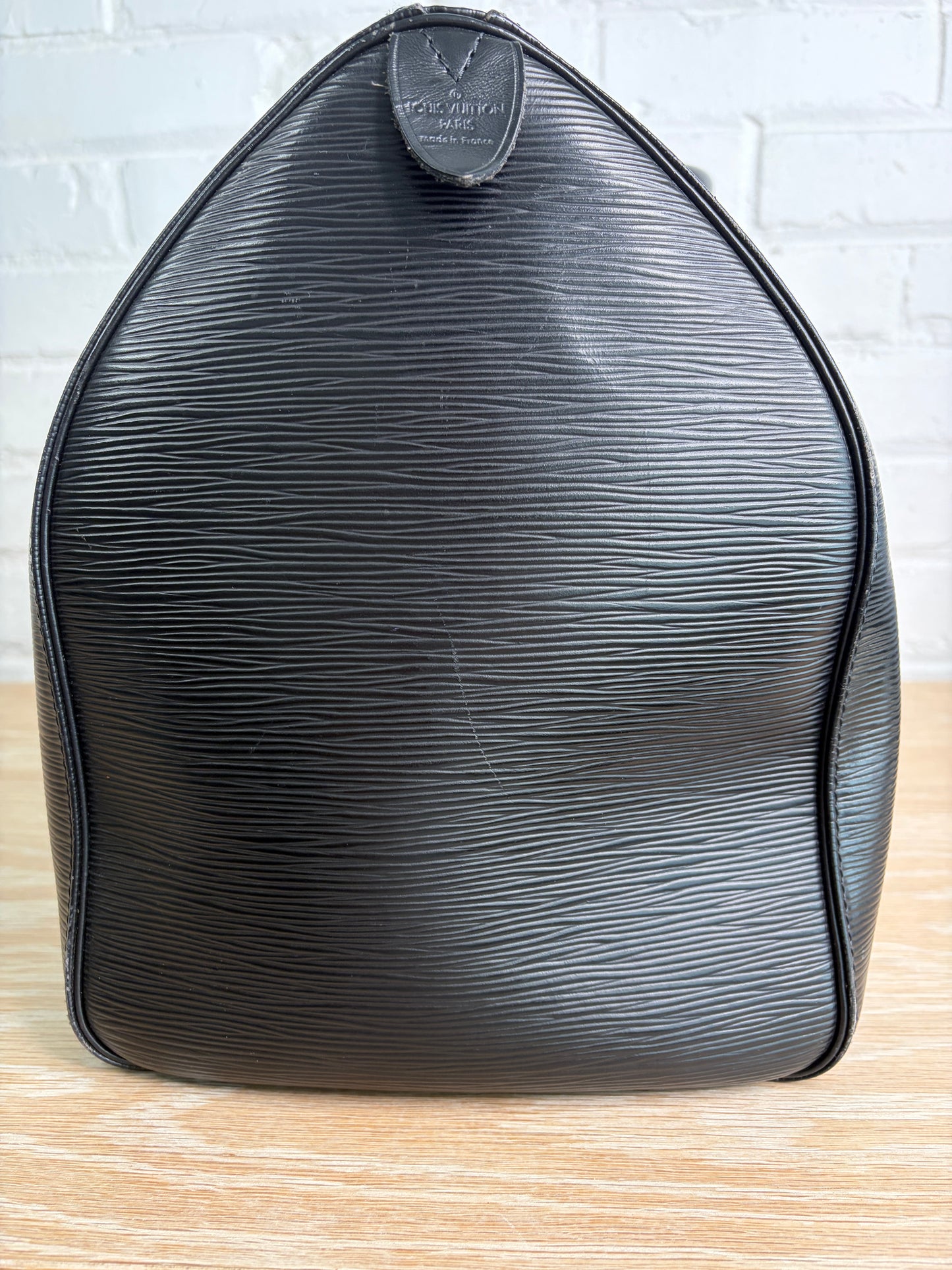 Louis Vuitton Black Keepall 45 Epi Leather