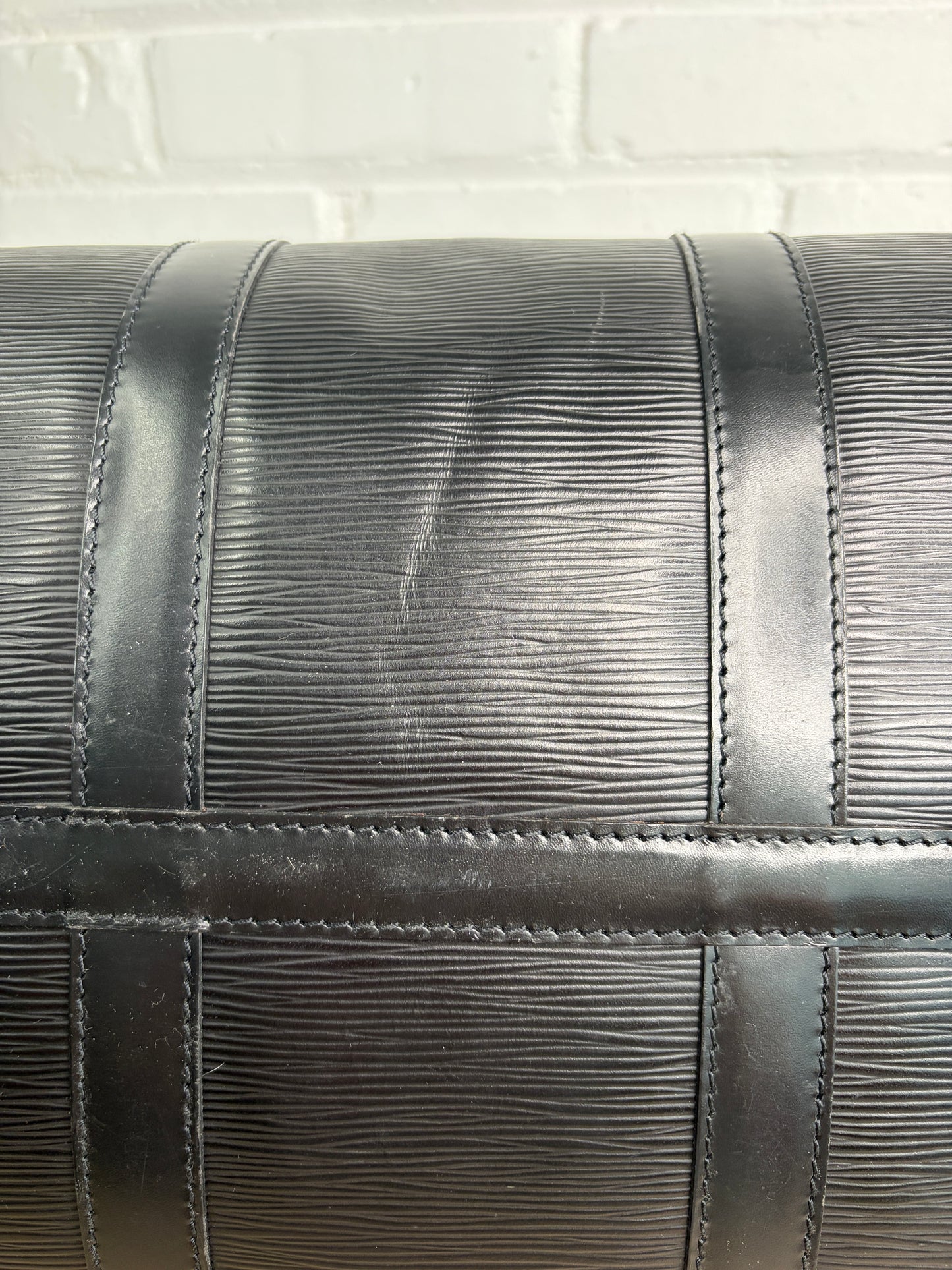 Louis Vuitton Black Keepall 45 Epi Leather