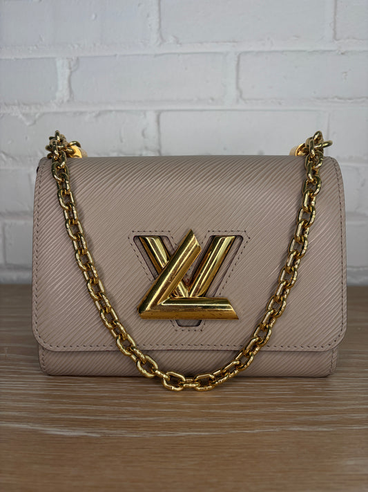 Louis Vuitton Twist PM Beige Gold Hardware Epi Leather