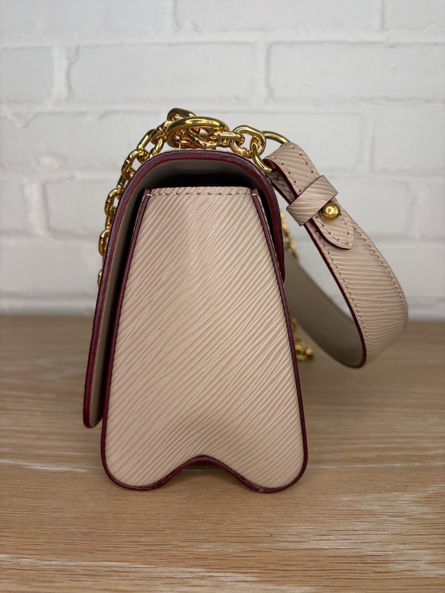 Louis Vuitton Twist PM Beige Gold Hardware Epi Leather