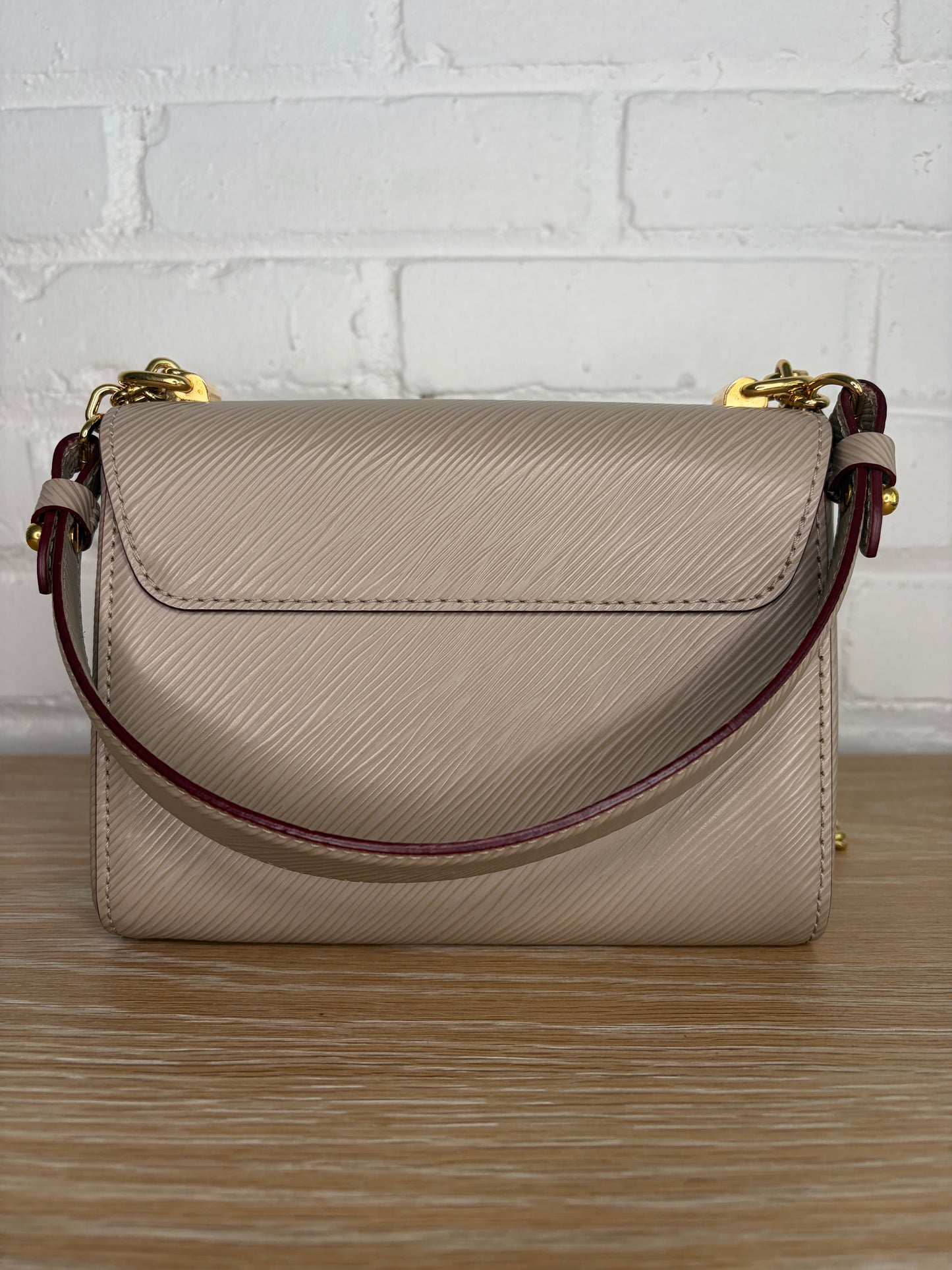 Louis Vuitton Twist PM Beige Gold Hardware Epi Leather