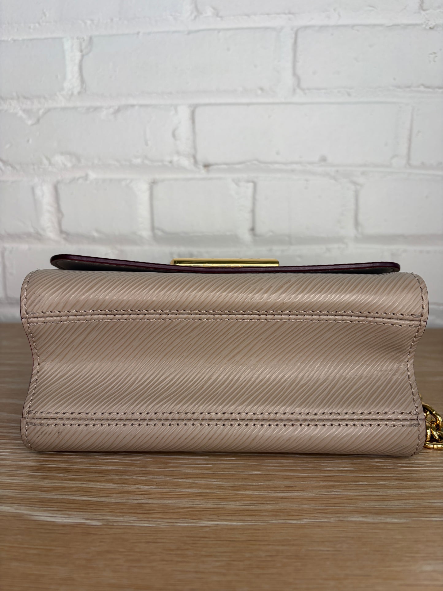 Louis Vuitton Twist PM Beige Gold Hardware Epi Leather