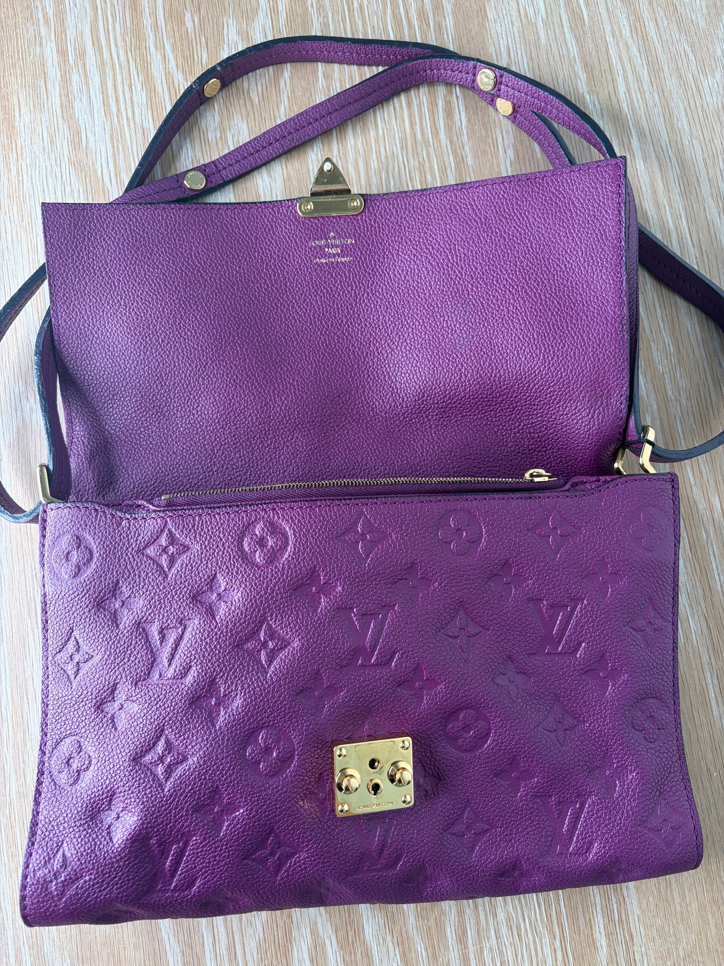 Louis Vuitton Purple Monogram Empreinte Fascinante