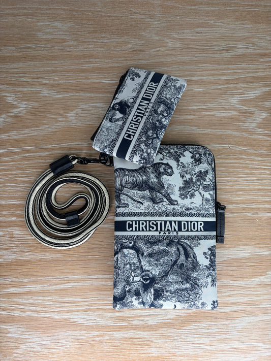 Christian Dior Toile de Jouy Travel Pouch Set
