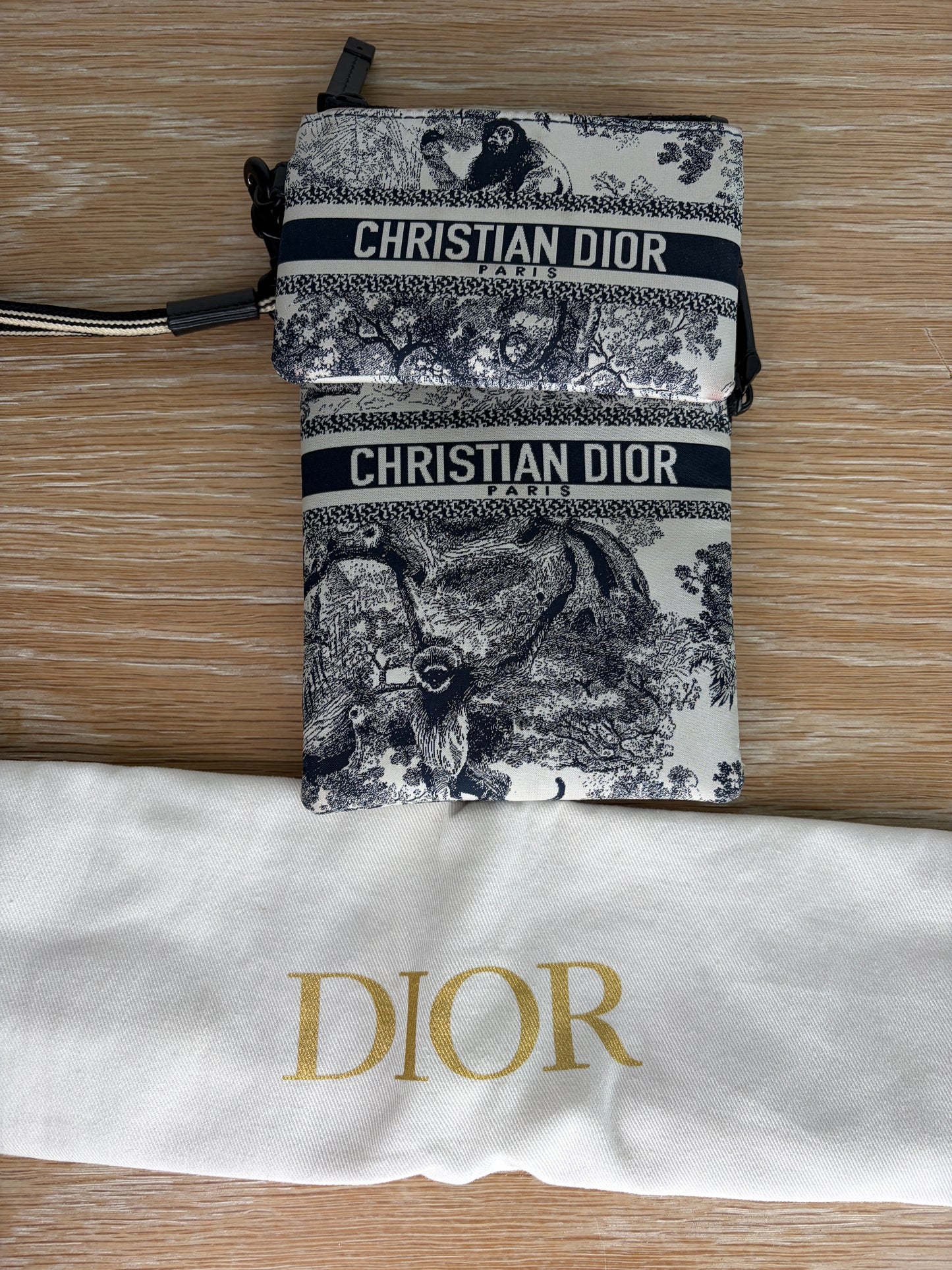 Christian Dior Toile de Jouy Travel Pouch Set