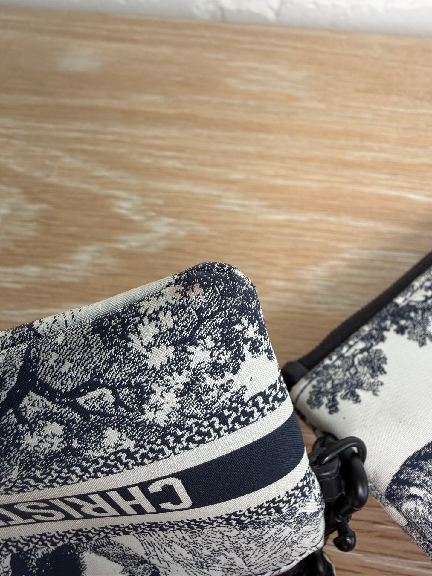 Christian Dior Toile de Jouy Travel Pouch Set