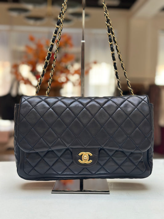 Chanel Timeless Flap, Navy