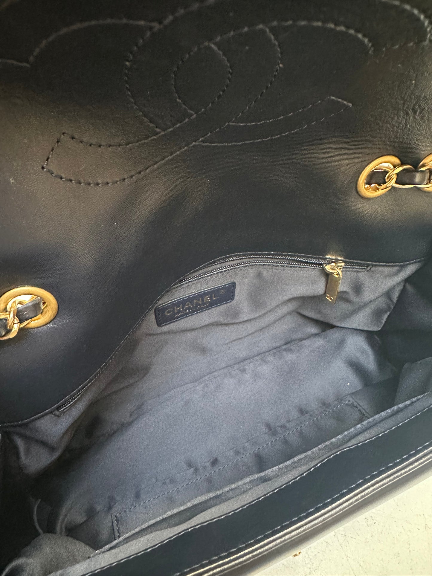Chanel Timeless Flap, Navy