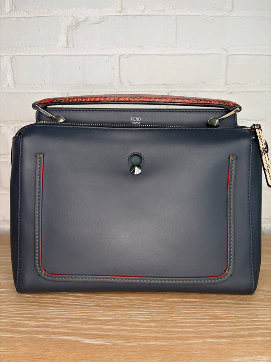 Fendi Navy Dotcom Bag