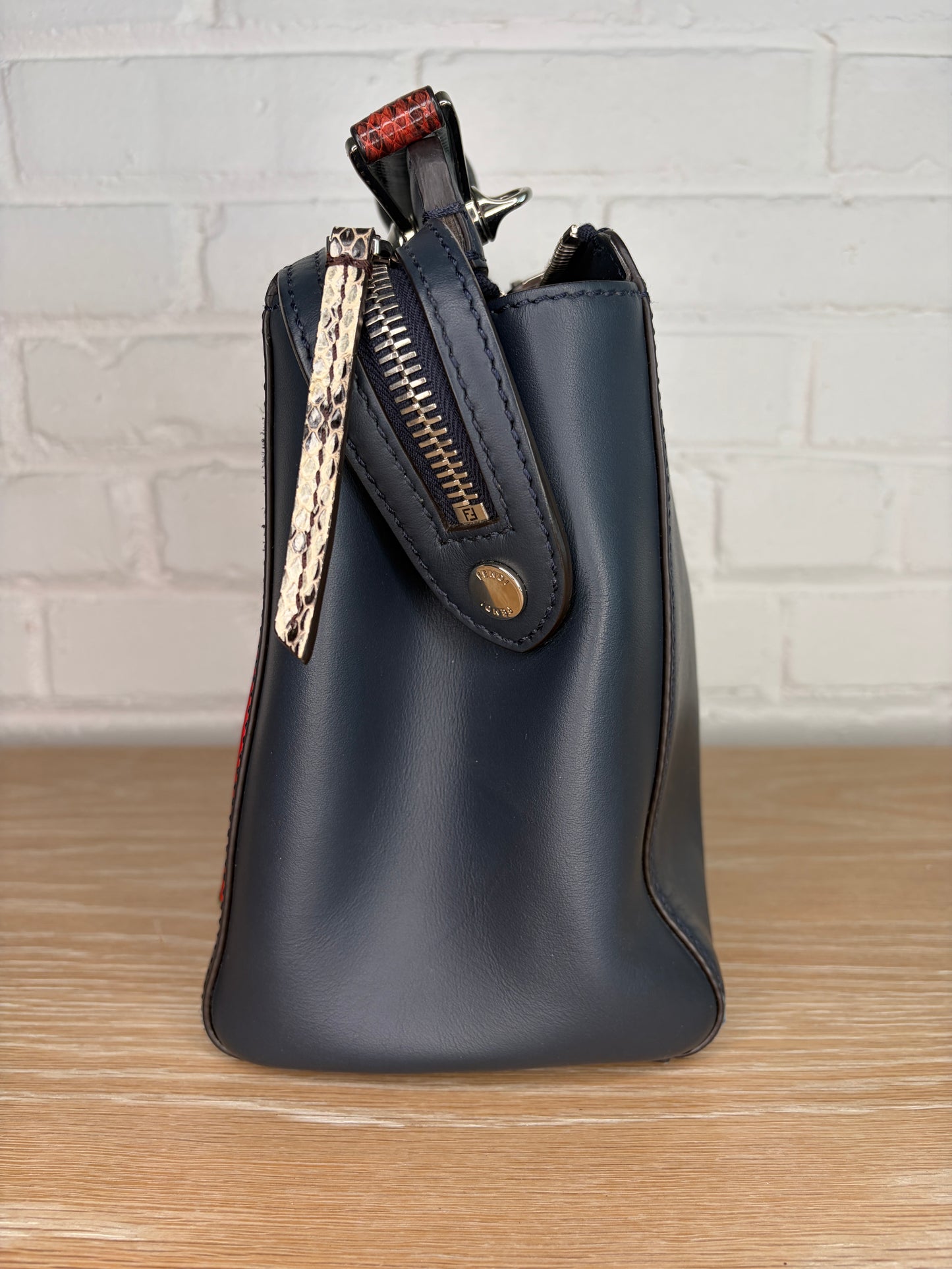 Fendi Navy Dotcom Bag