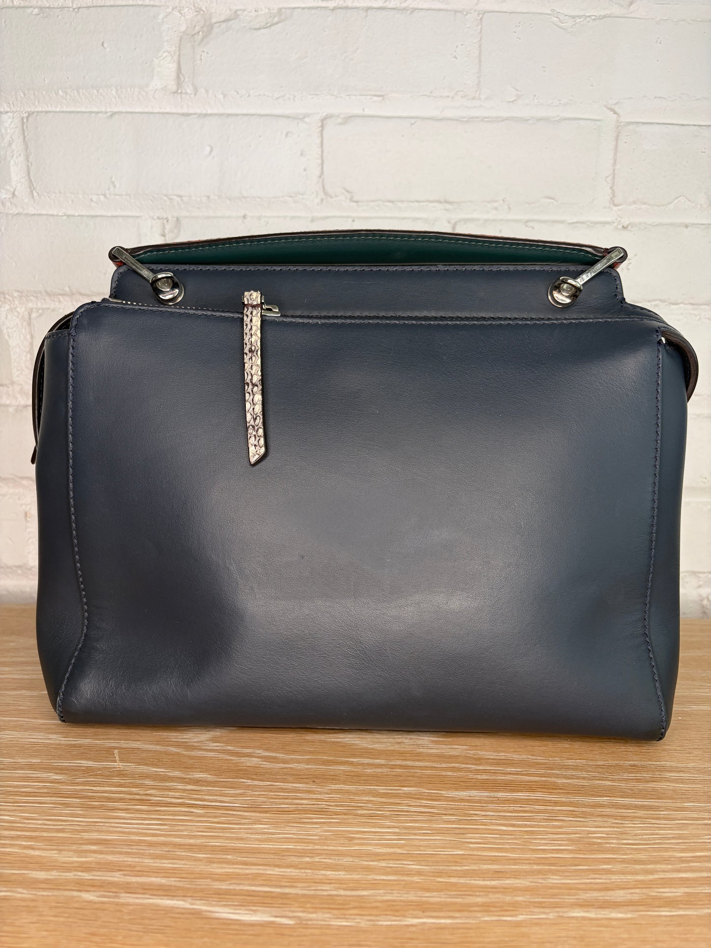 Fendi Navy Dotcom Bag
