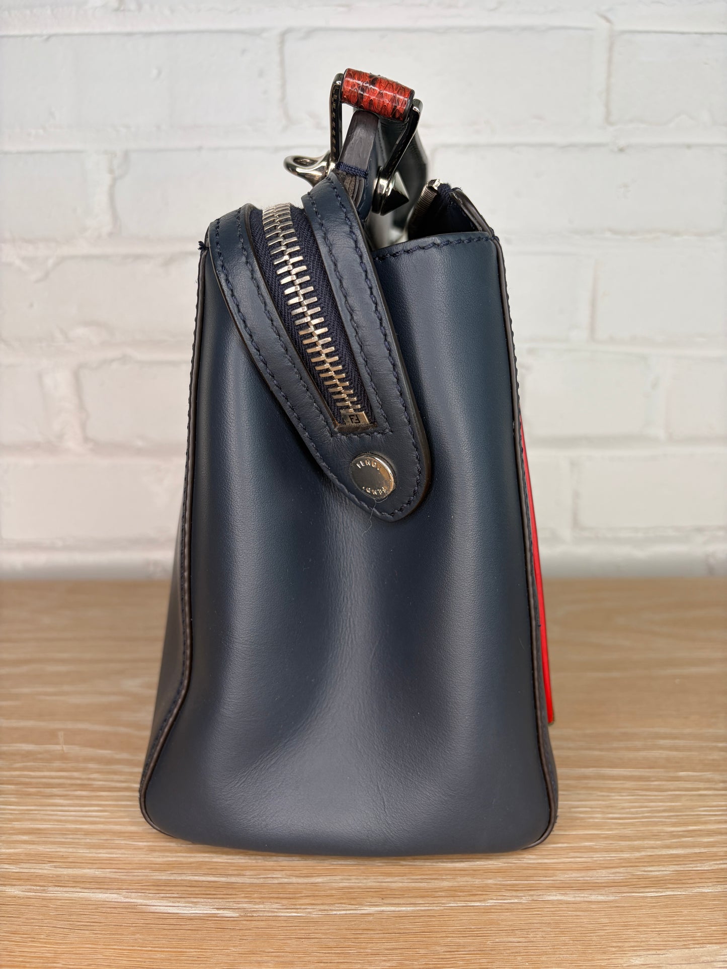 Fendi Navy Dotcom Bag