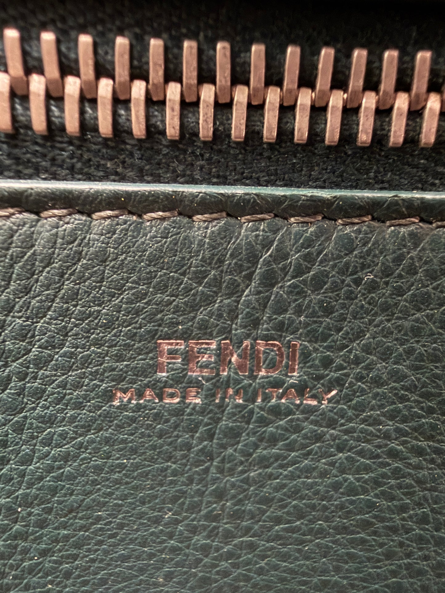 Fendi Navy Dotcom Bag