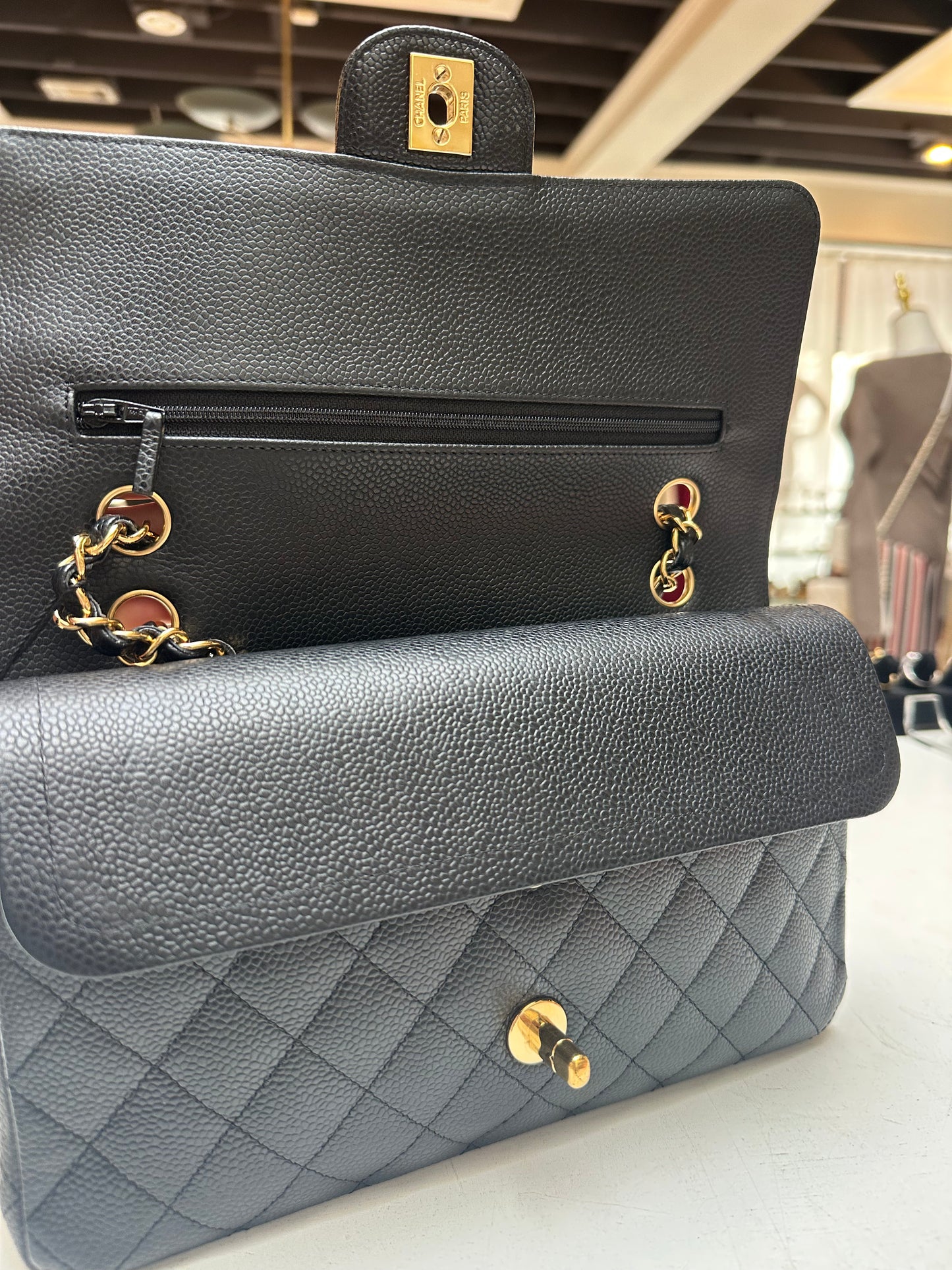 Chanel Classic Double Flap Medium, Black