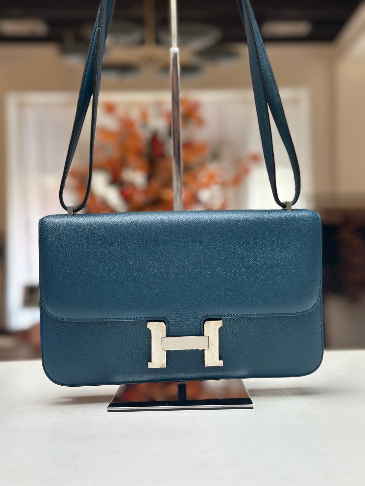 Hermes Constance, Elan Epsom Leather, Palladium Hardware