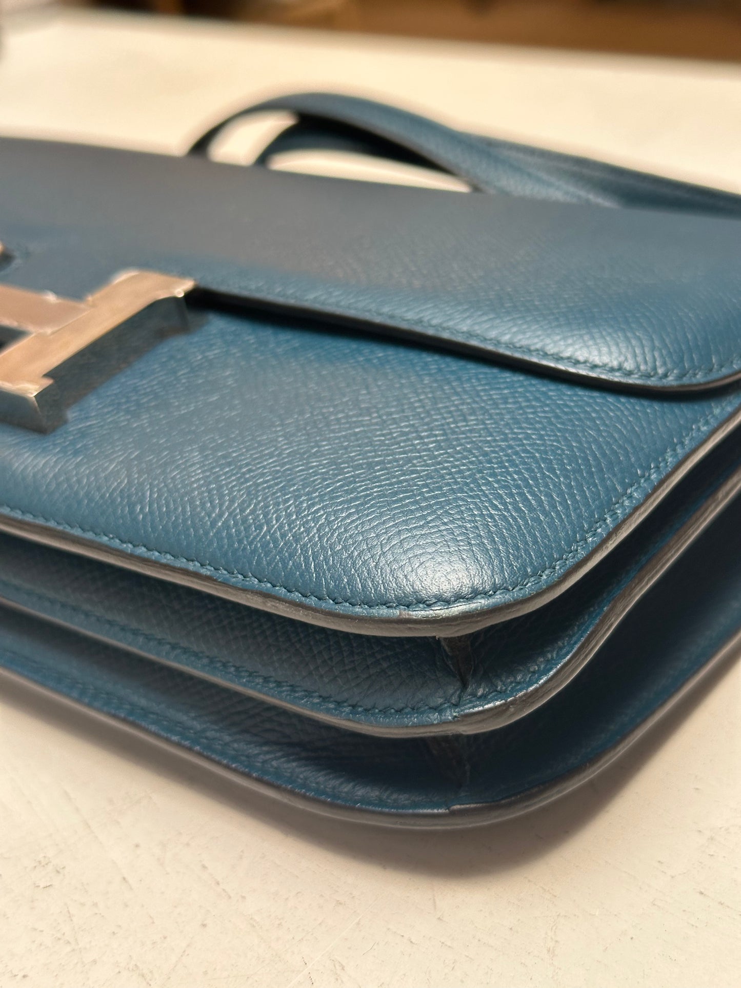 Hermes Constance, Elan Epsom Leather, Palladium Hardware