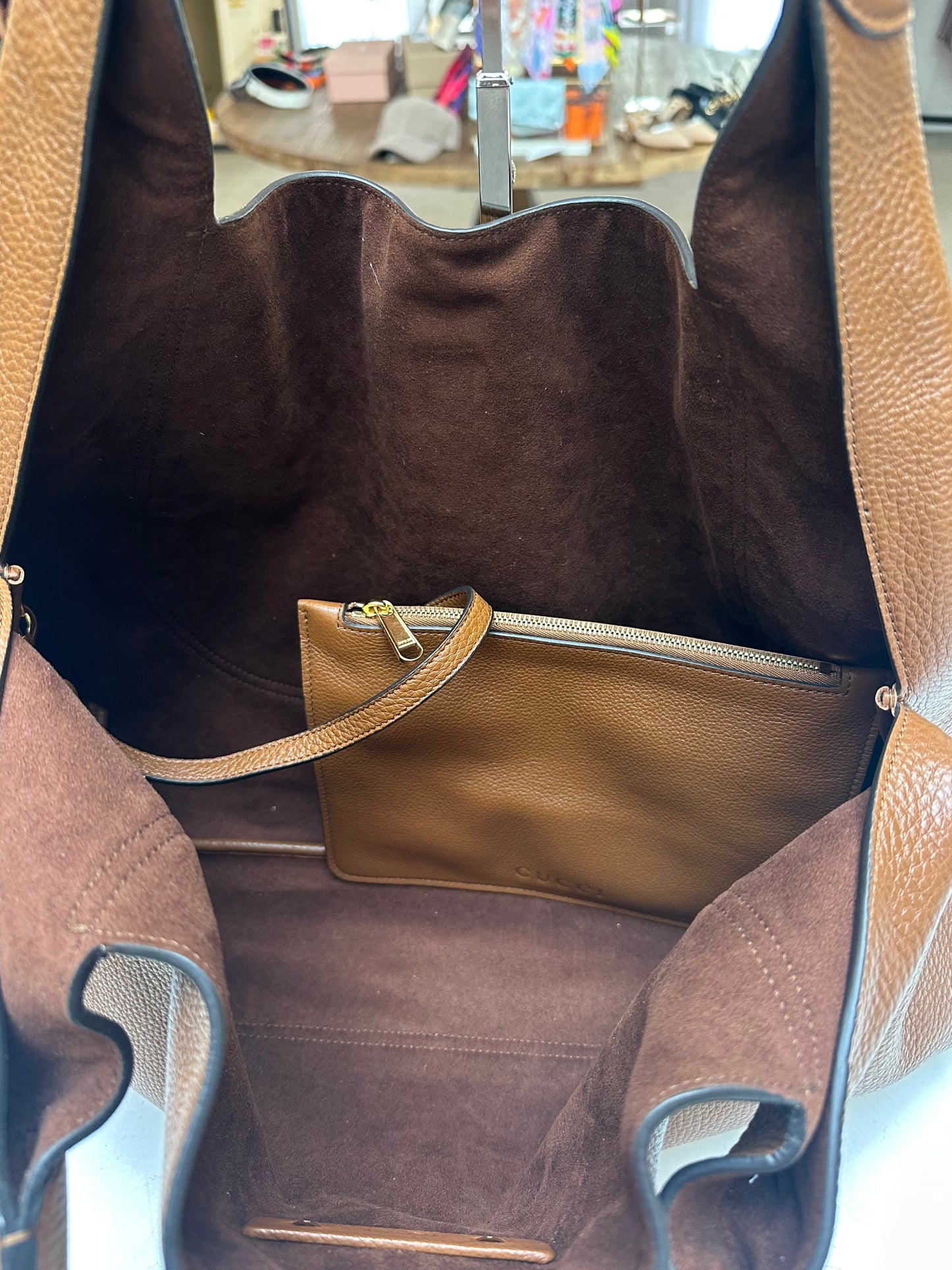 Gucci Softbit Maxi, Cognac