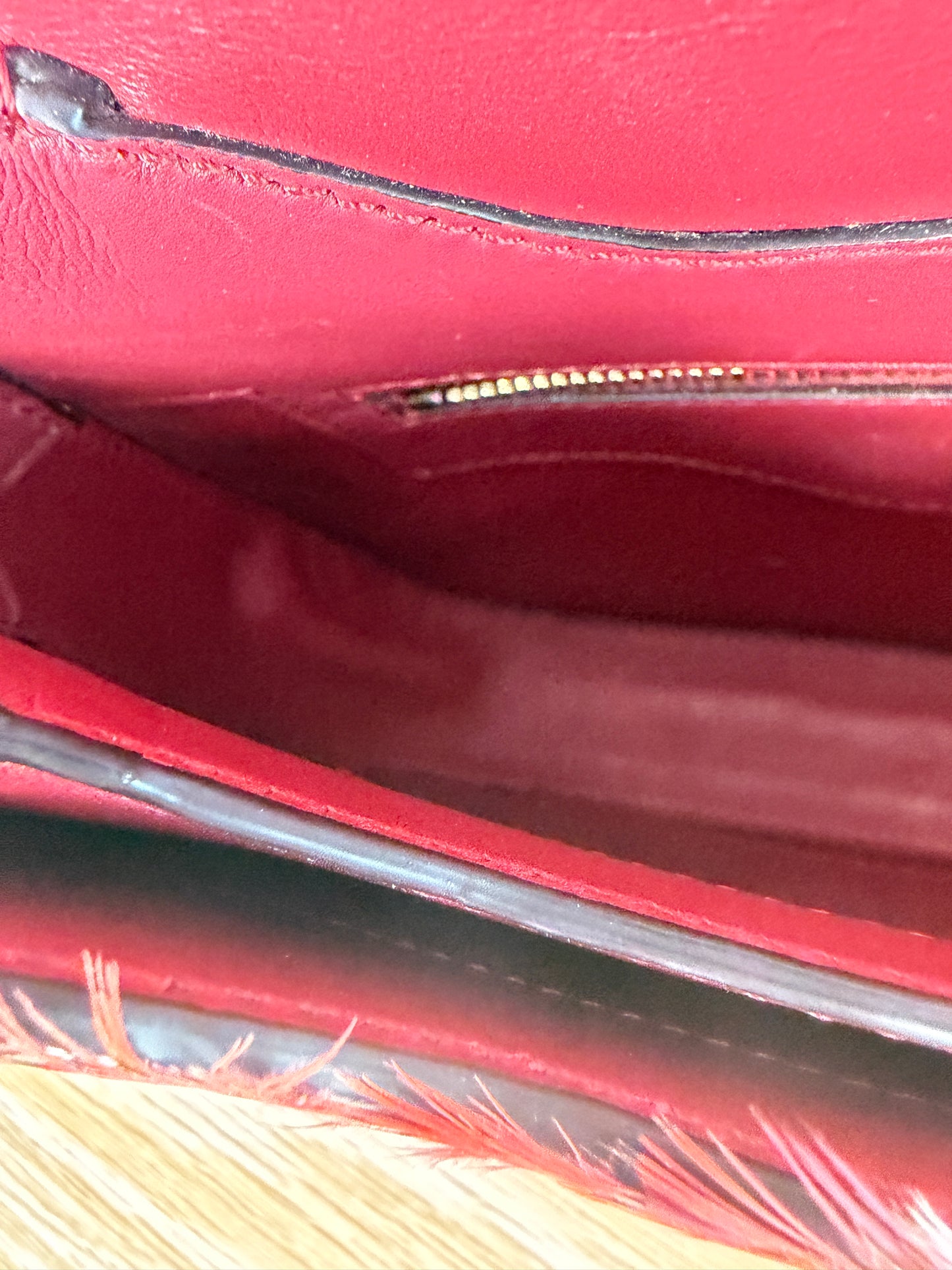 Valentino Garavani Piper Joylock Feather Leather