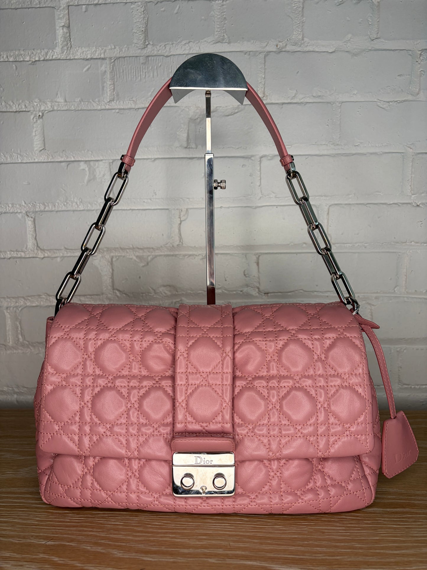 Christian Dior Canage Pink Silver Hardware