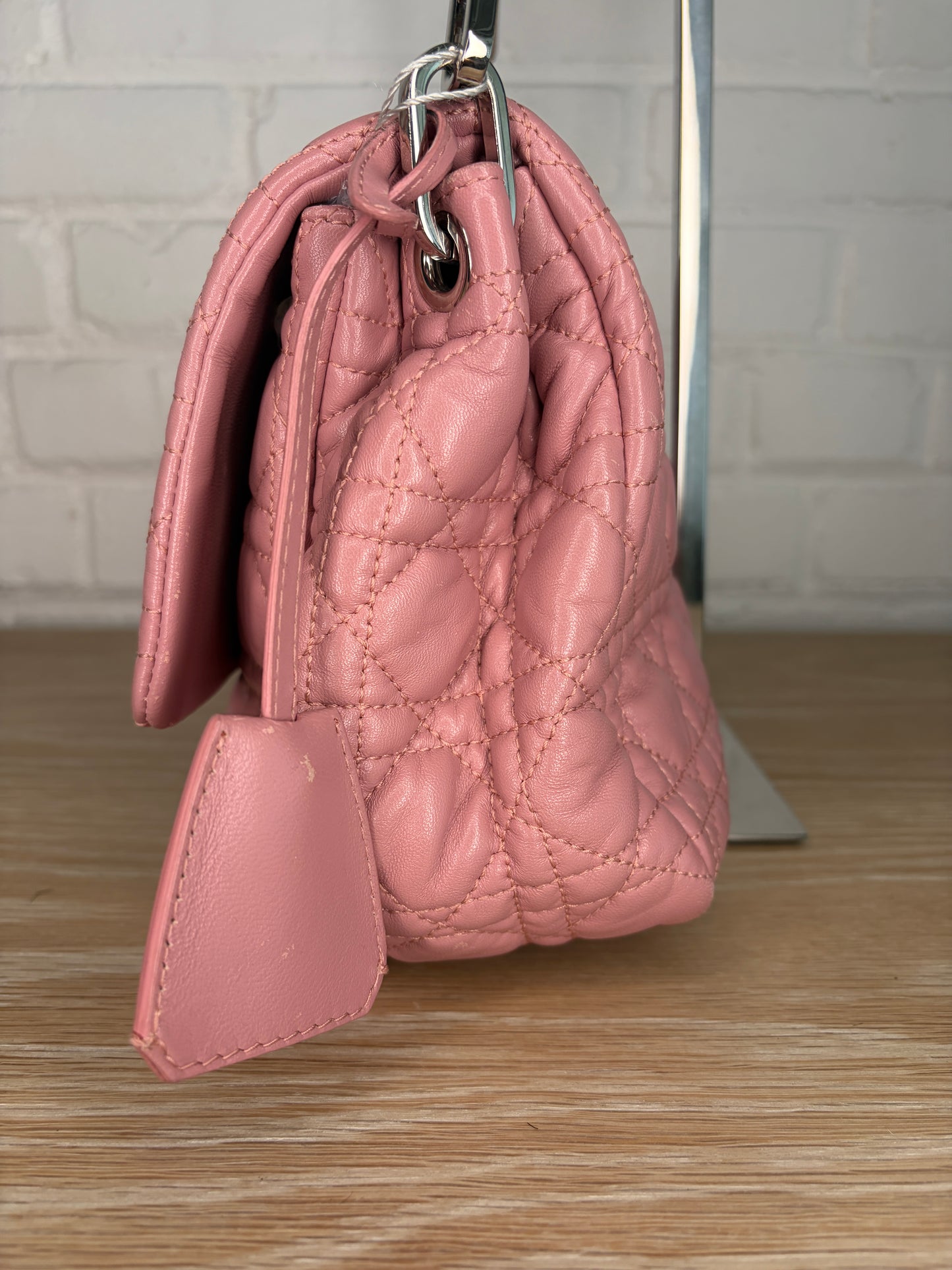 Christian Dior Canage Pink Silver Hardware