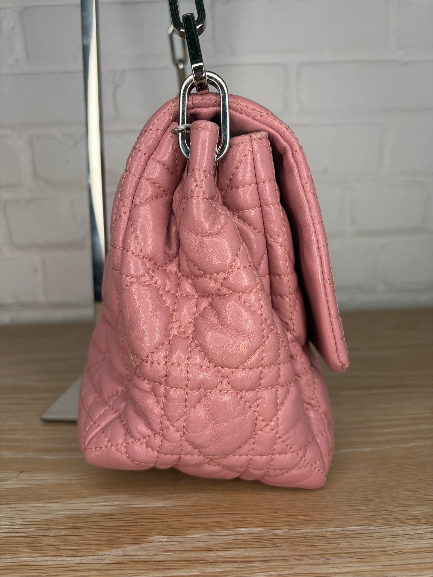 Christian Dior Canage Pink Silver Hardware