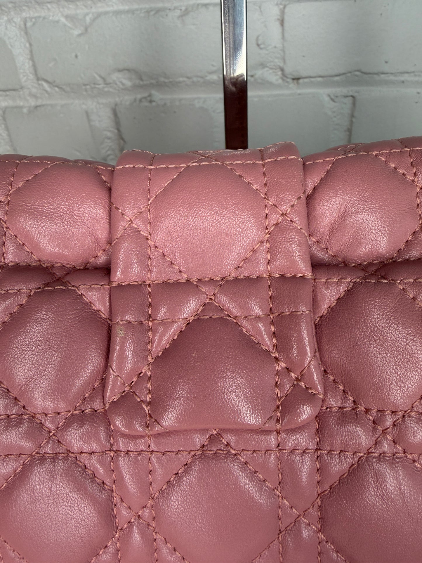 Christian Dior Canage Pink Silver Hardware
