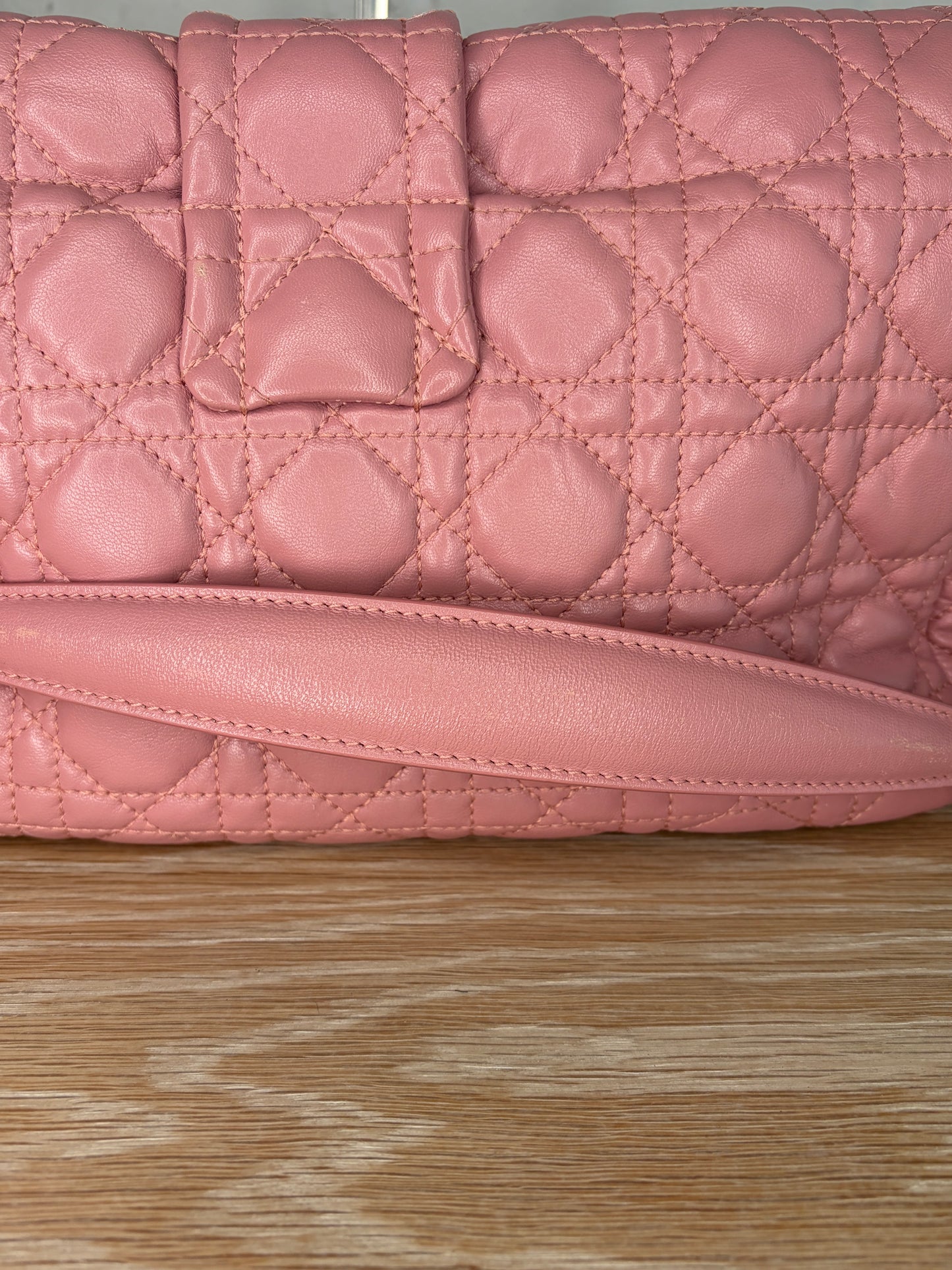 Christian Dior Canage Pink Silver Hardware