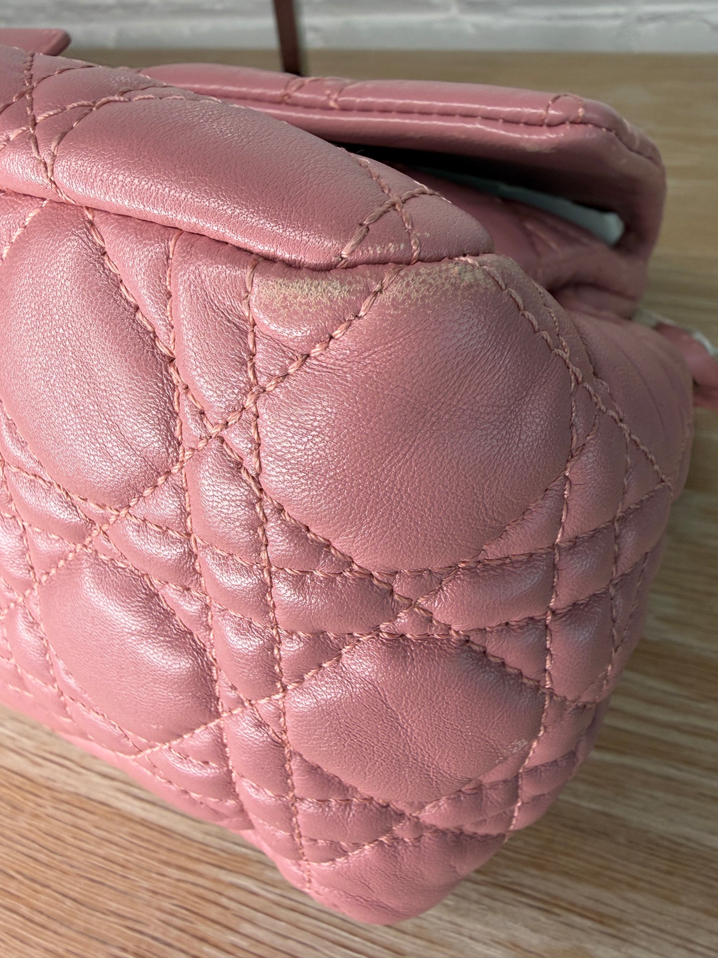Christian Dior Canage Pink Silver Hardware
