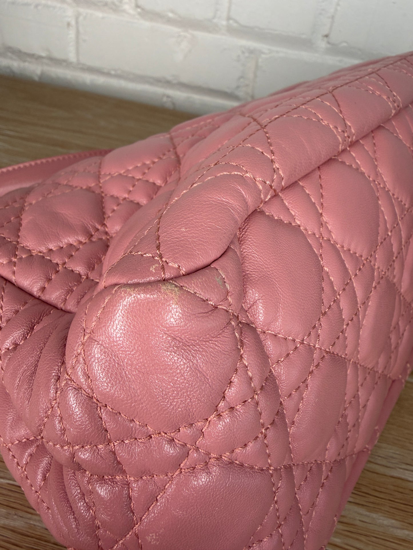 Christian Dior Canage Pink Silver Hardware